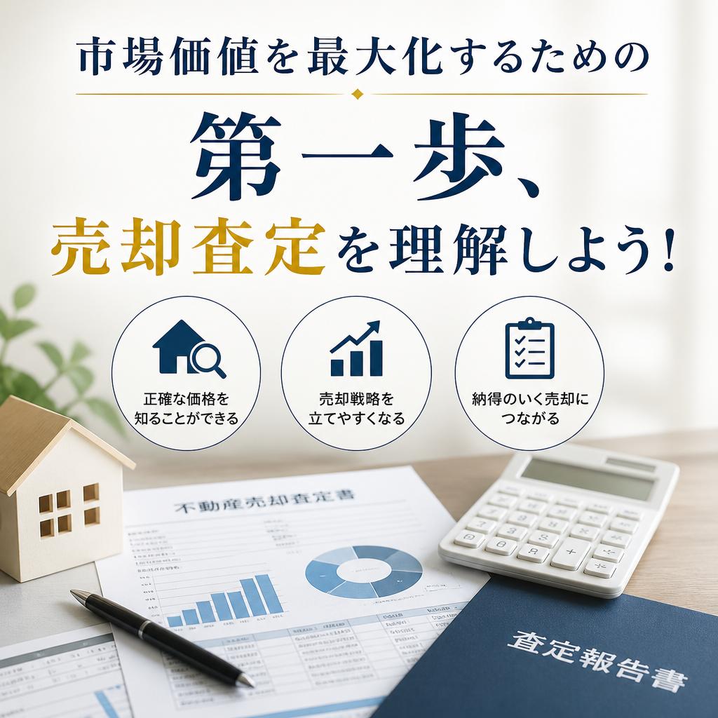 市場価値を最大化するための第一歩、売却査定を理解しよう！