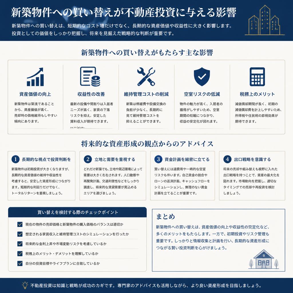 不動産投資の観点からみた買い替え
