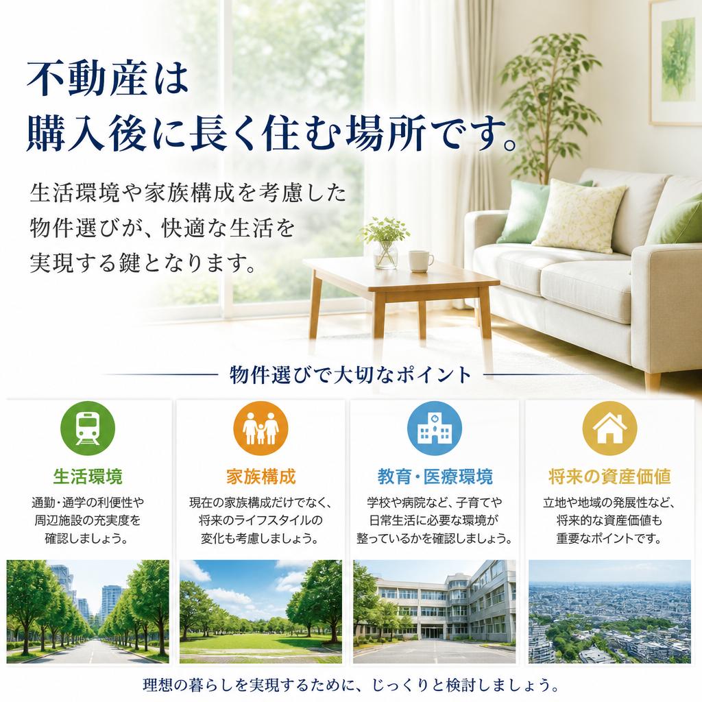 生活環境と家族構成の重要性
