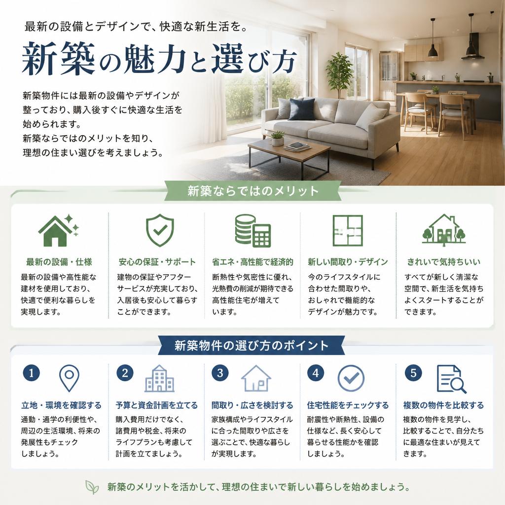 新築物件の魅力