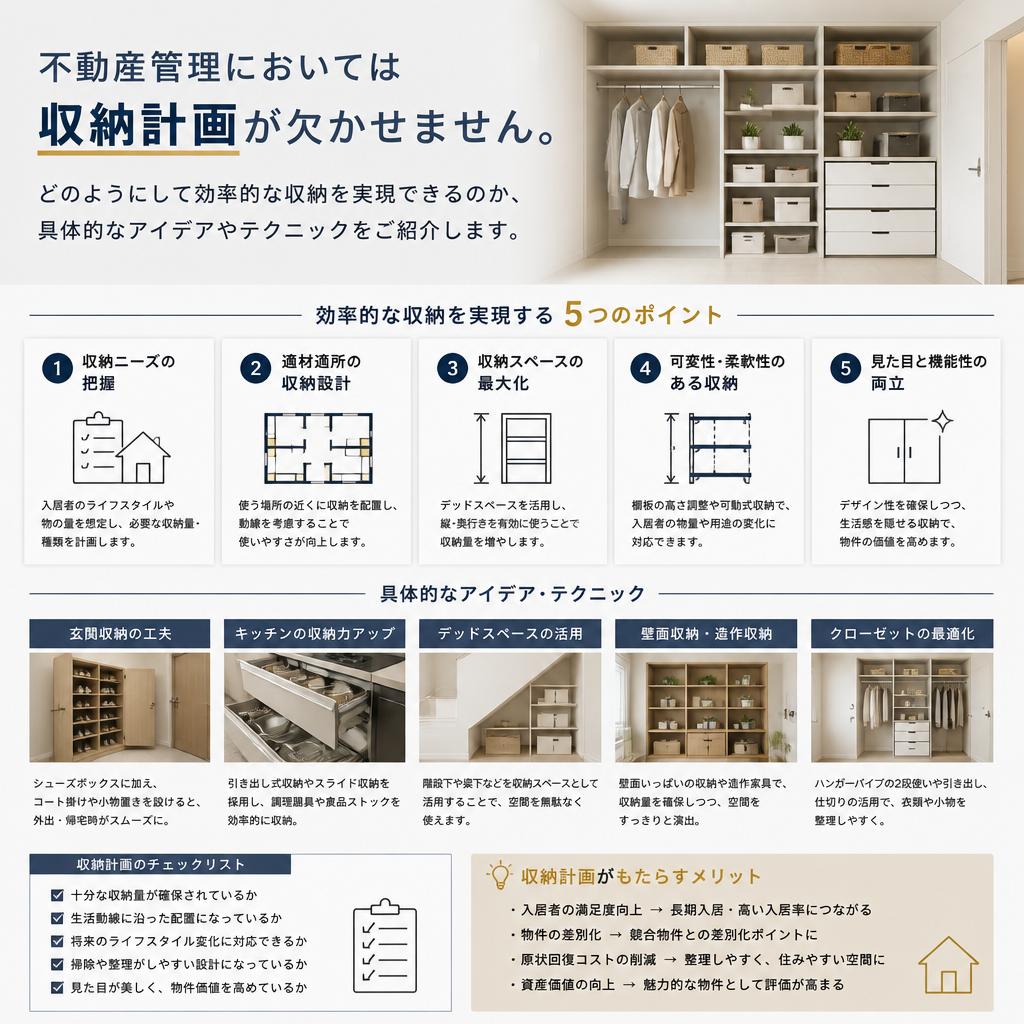 収納計画の重要性とは？
