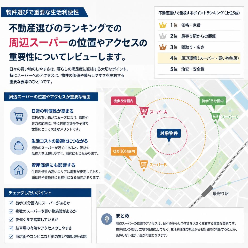 3. 生活利便性を考慮した新居探し