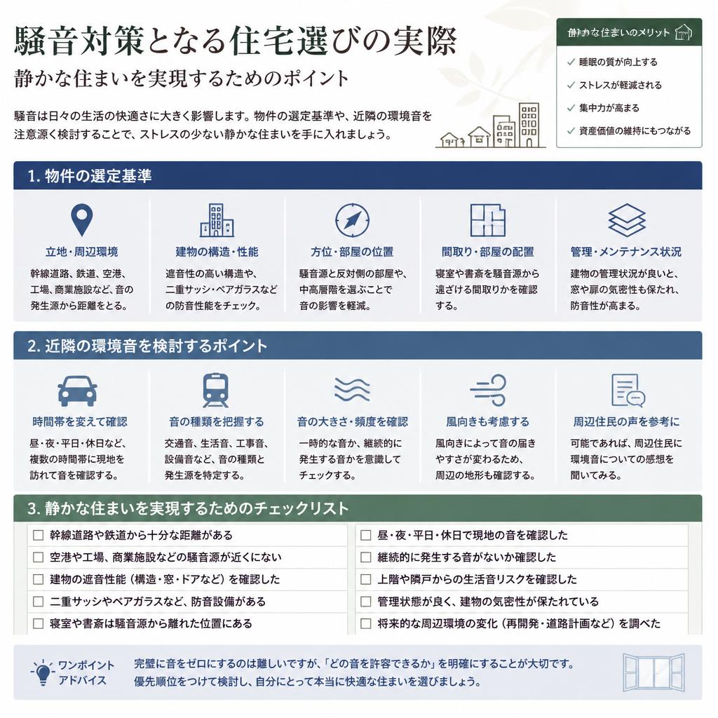 住宅選びのポイント