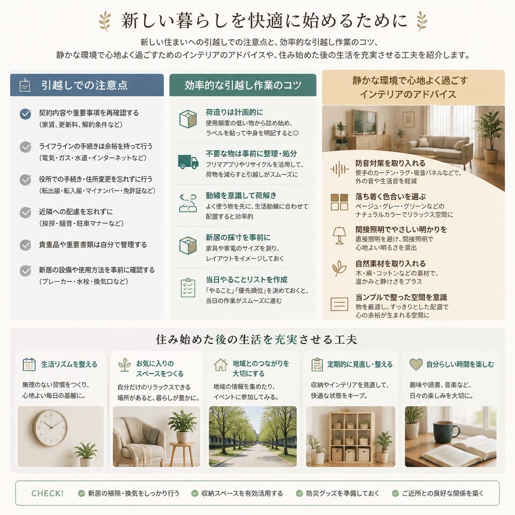 スムーズな引越しのコツ