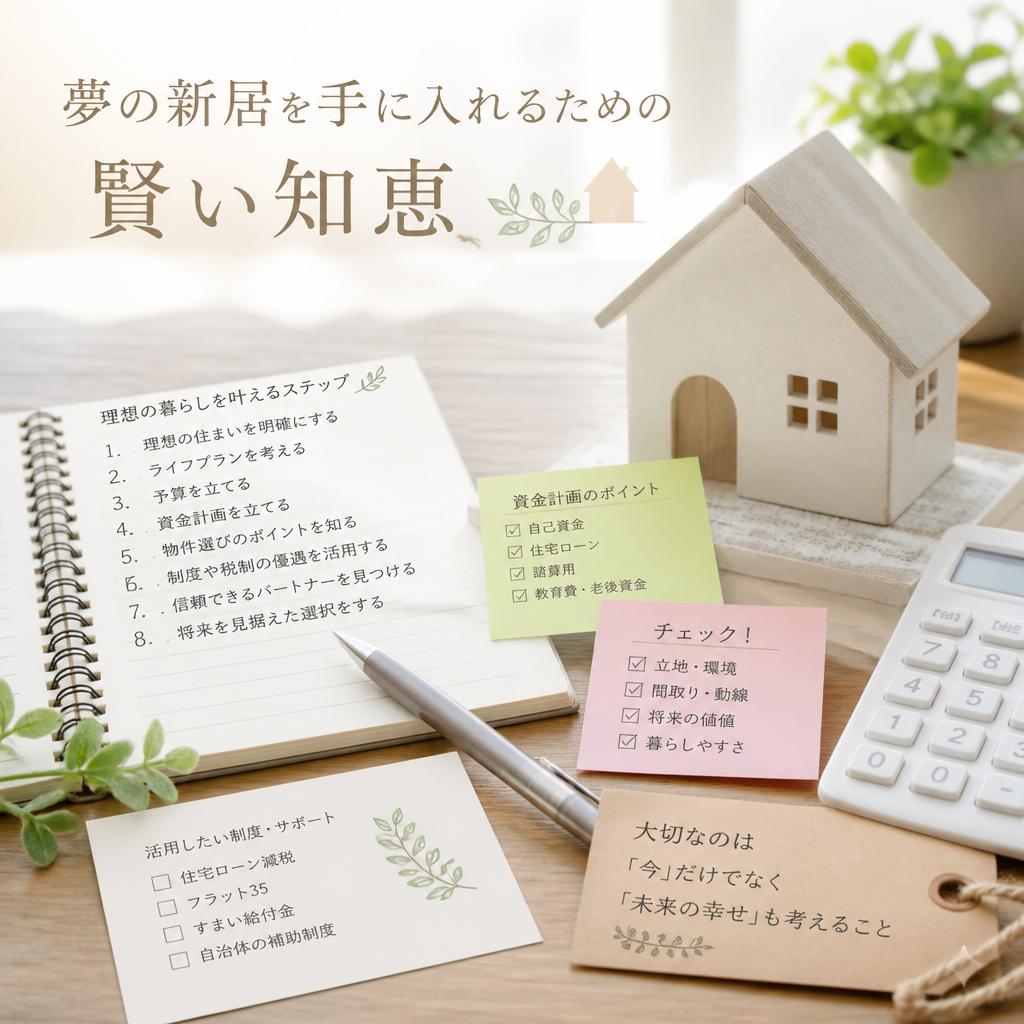 夢の新居を手に入れるための賢い知恵