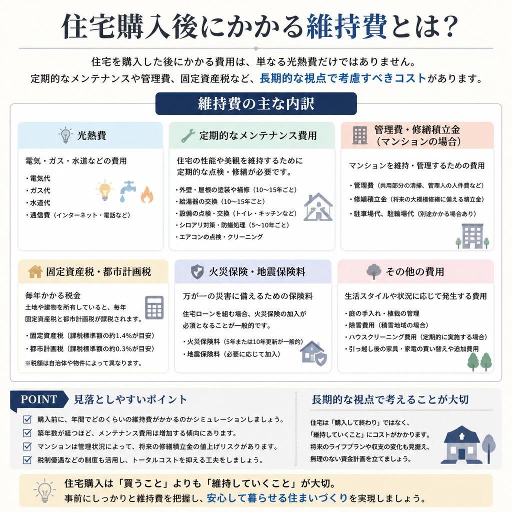維持費の見落とし