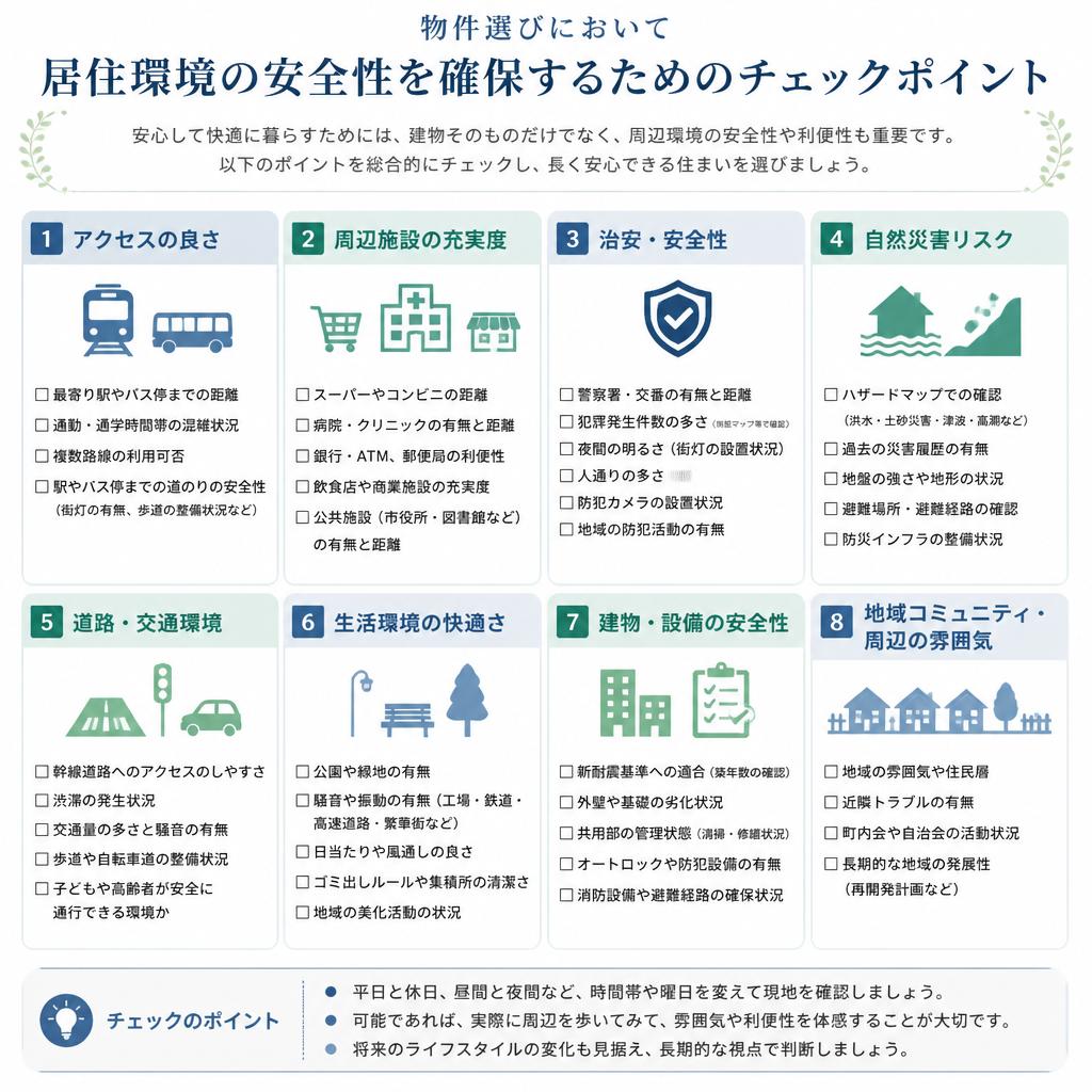 居住環境を守るための確認ポイント