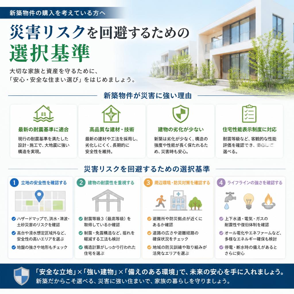 新築物件の選択基準
