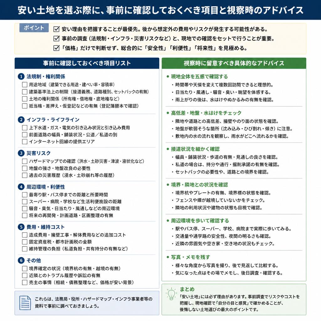 3. リスクを避けるためのチェックリスト