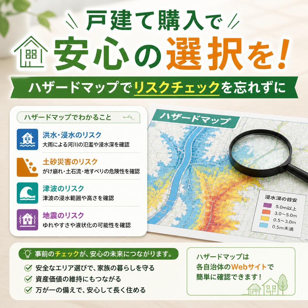 戸建て購入で安心の選択を！ハザードマップでリスクチェックを忘れずに