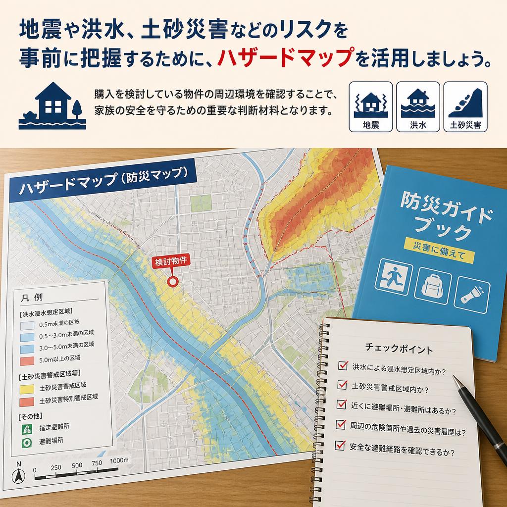 ハザードマップでリスクを検証