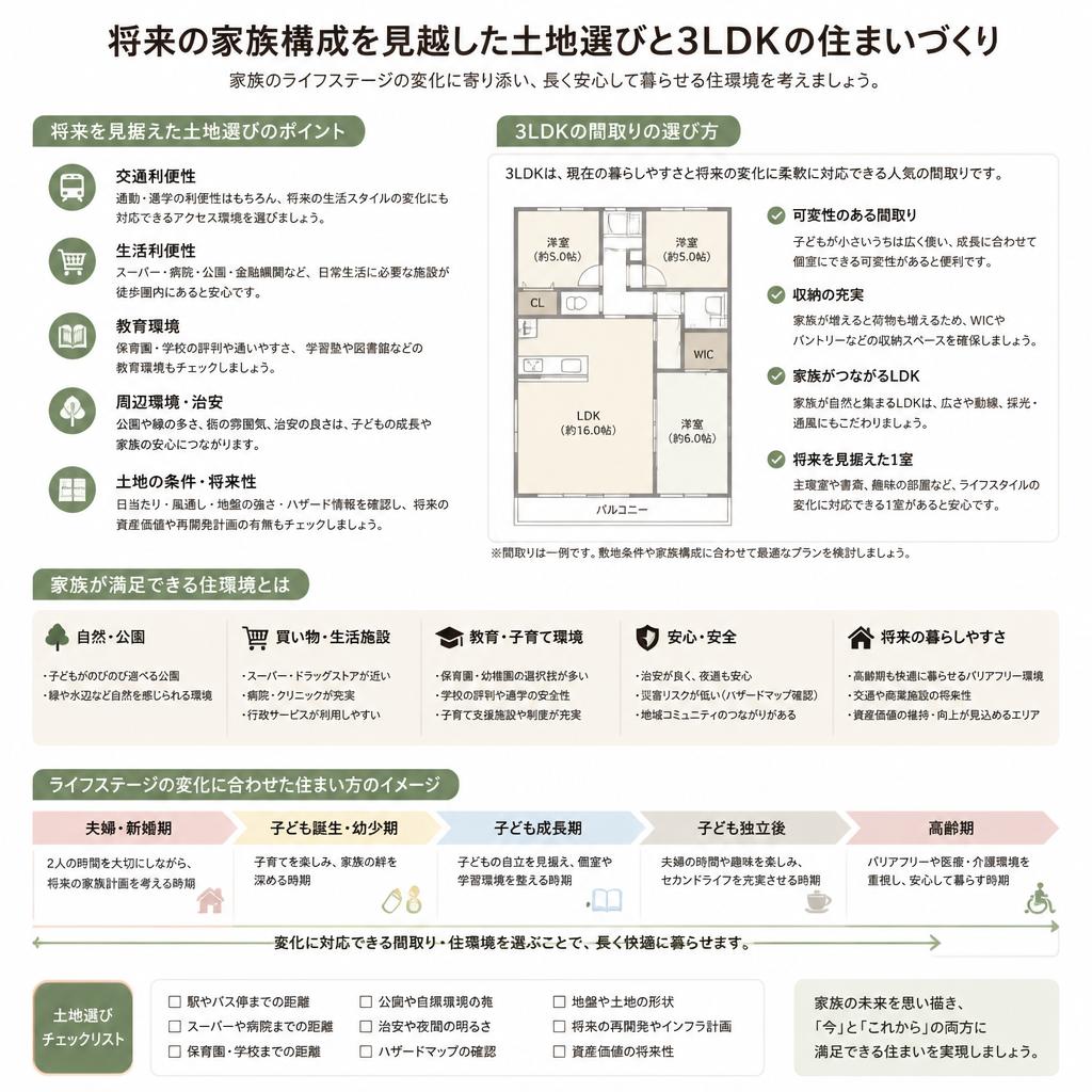 2. 家族の事情を考慮した土地選び