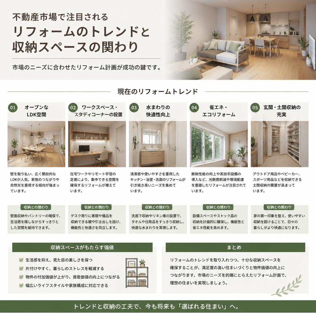 不動産市場におけるリフォームのトレンド