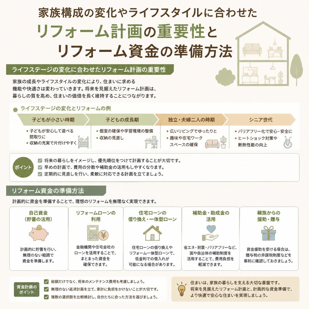 リフォームの計画を立てる
