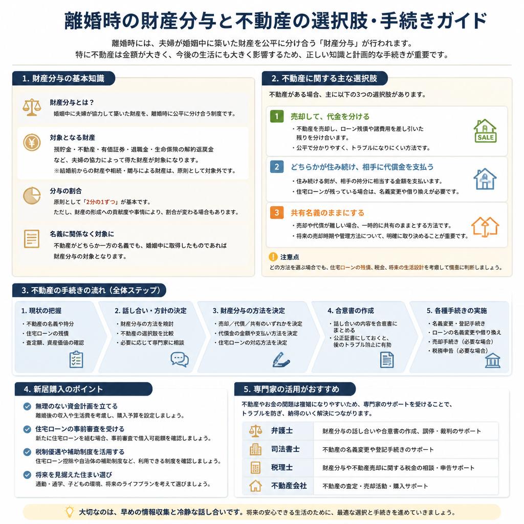 財産分与と不動産の取り扱い