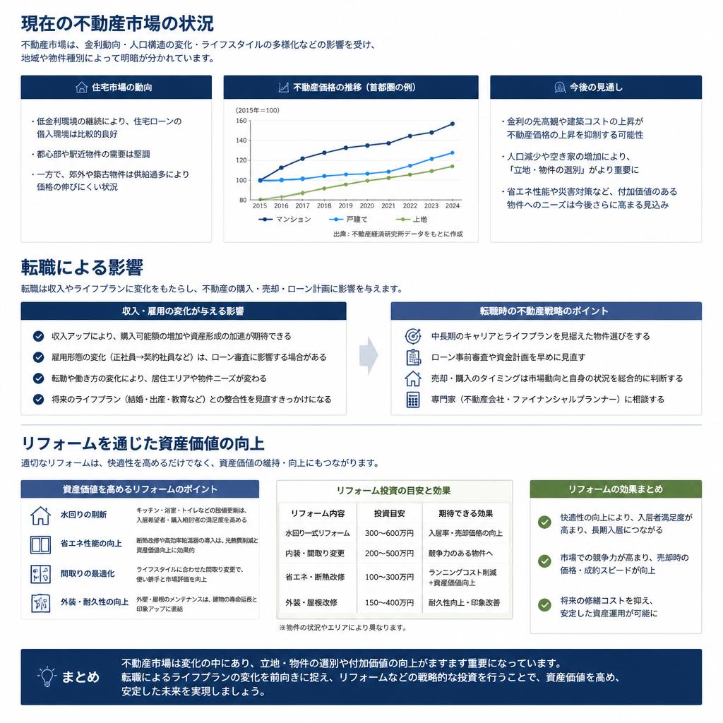 不動産市場のトレンド