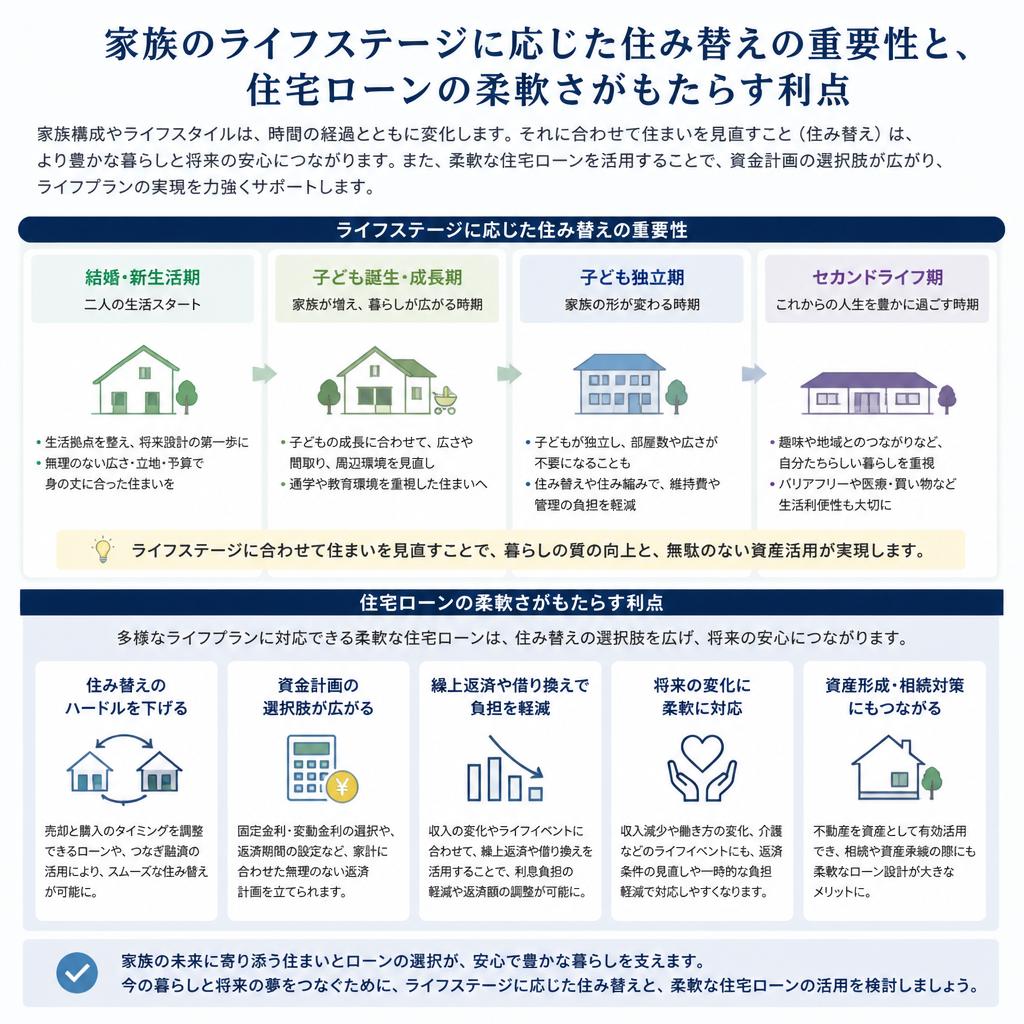 家族の成長に合わせた住み替え
