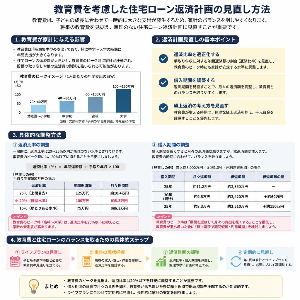 住宅ローン返済計画の見直し方法