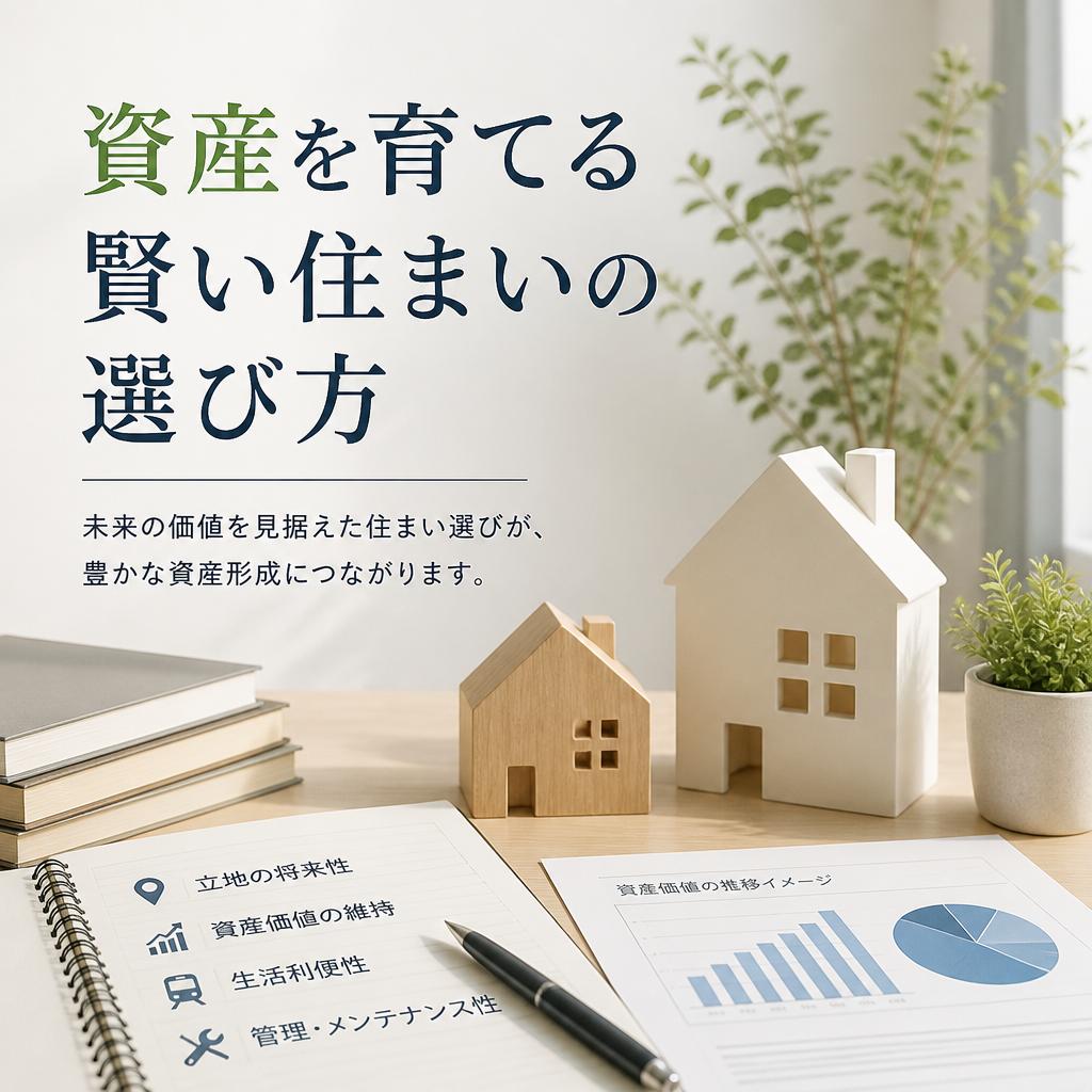 資産を育てる賢い住まいの選び方