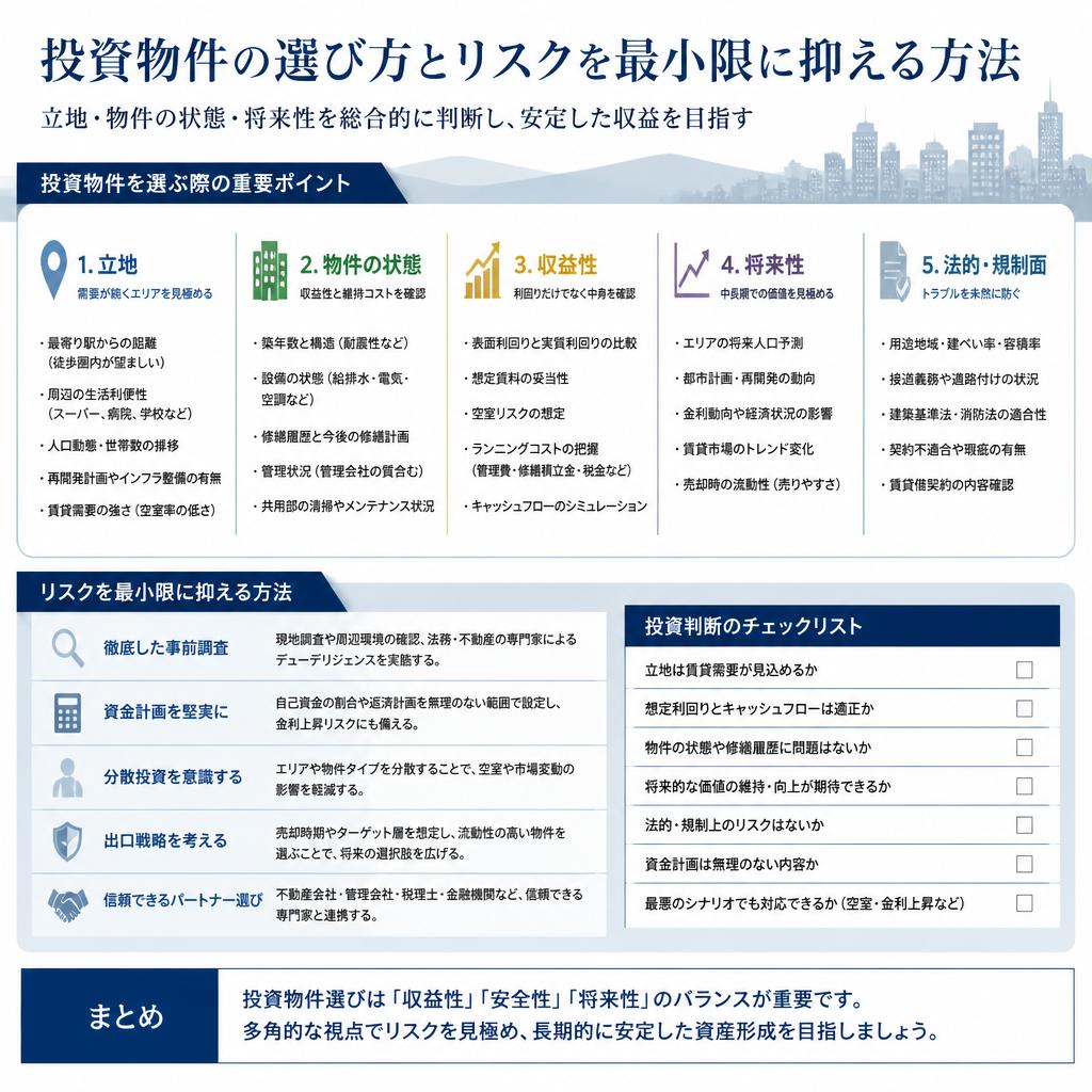 投資物件の選び方