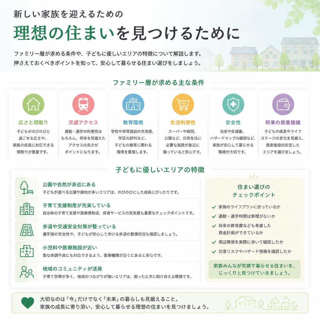 3. ファミリー向け物件の選び方