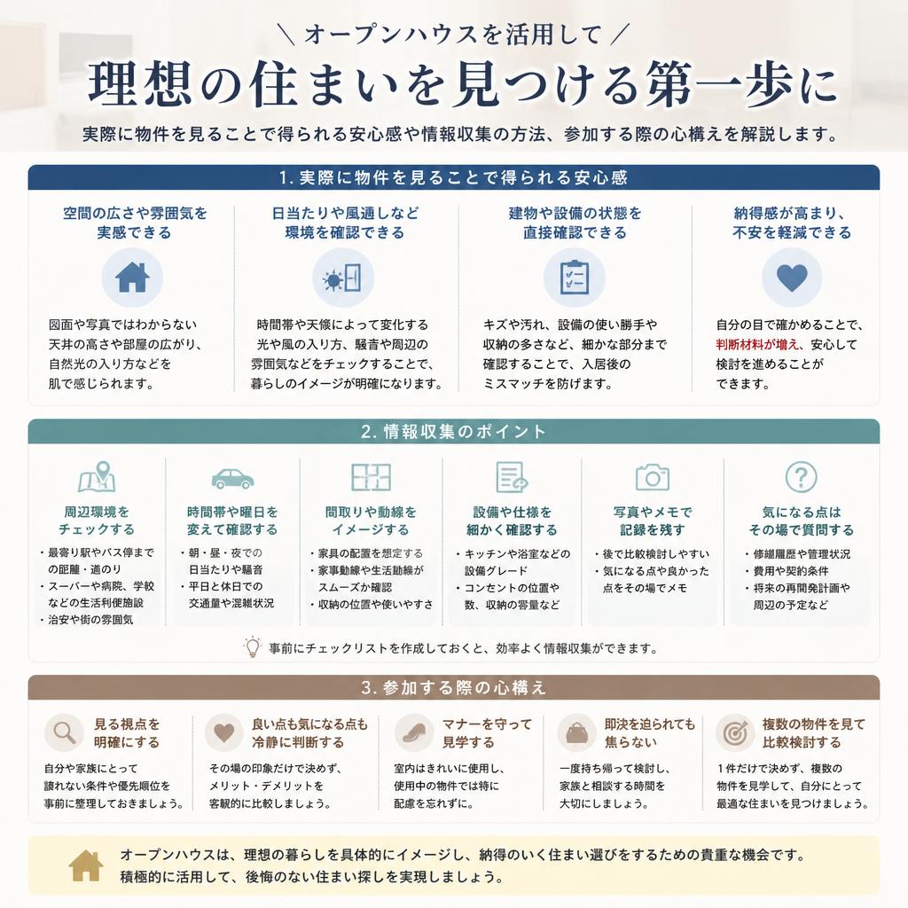 3. オープンハウスの活用法
