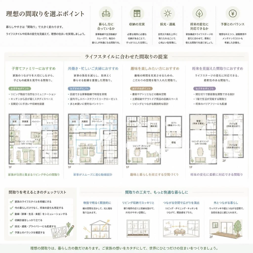 4. 夢の間取りの選び方