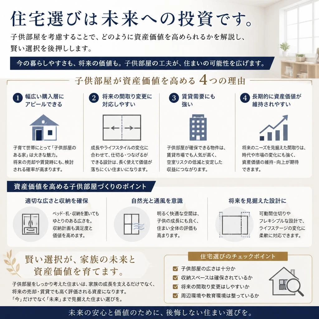 将来に向けた投資としての住宅