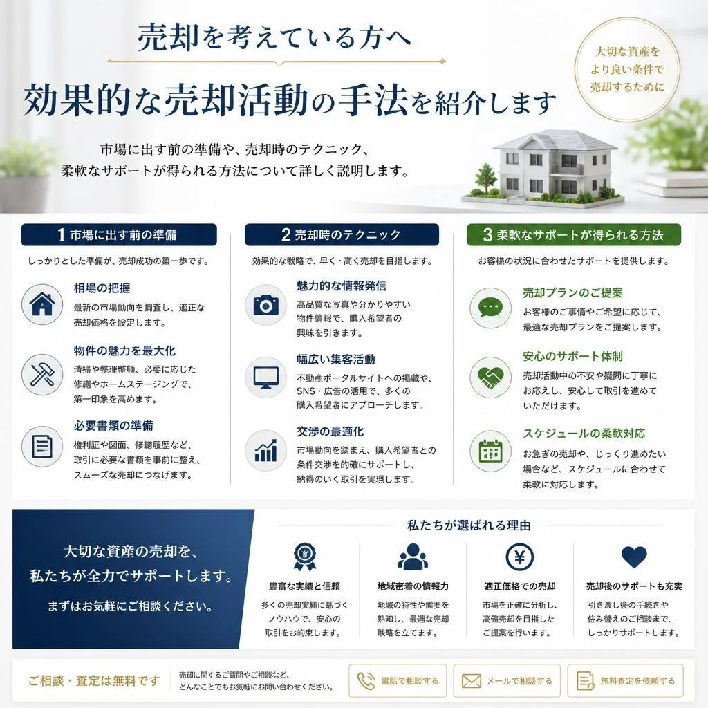 4. 効果的な売却活動のステップ