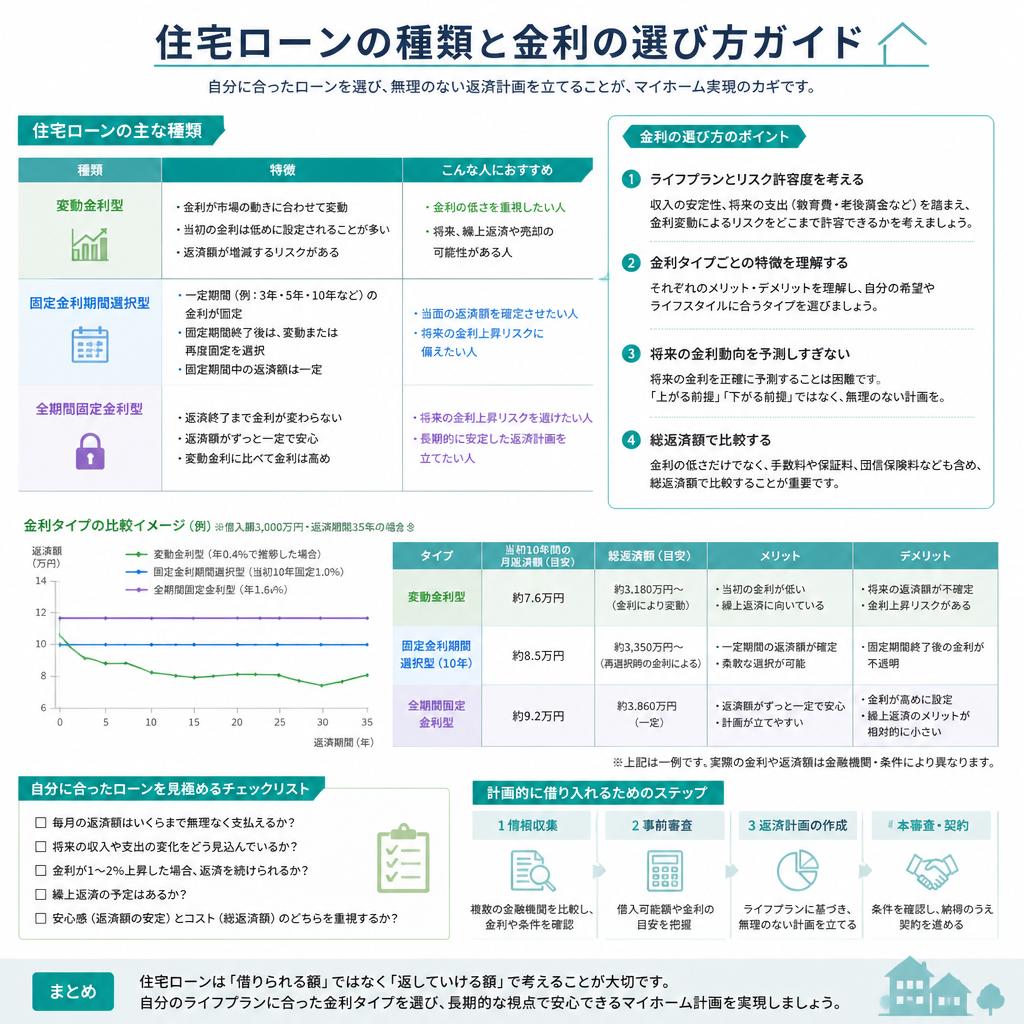 2. 住宅ローンの選び方