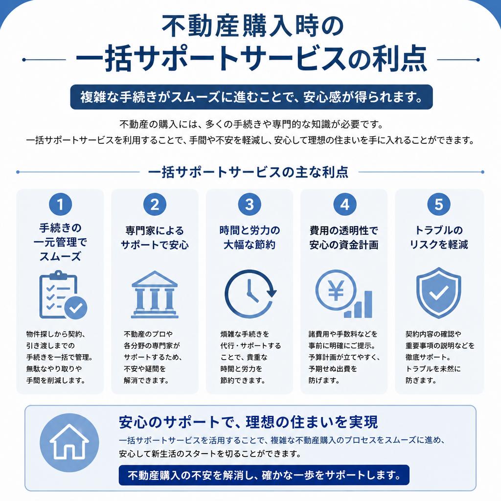 4. 一括サポートのメリット