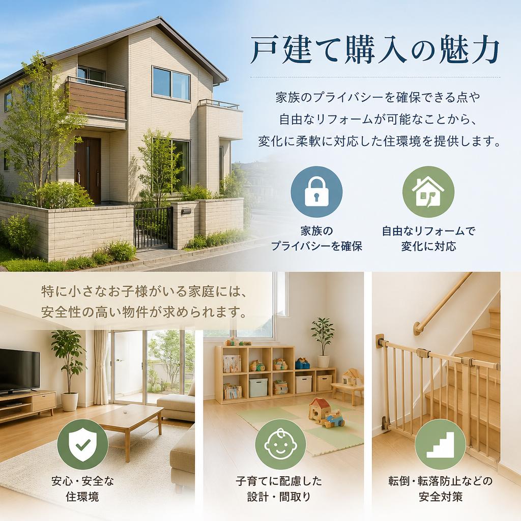 戸建て購入のメリット