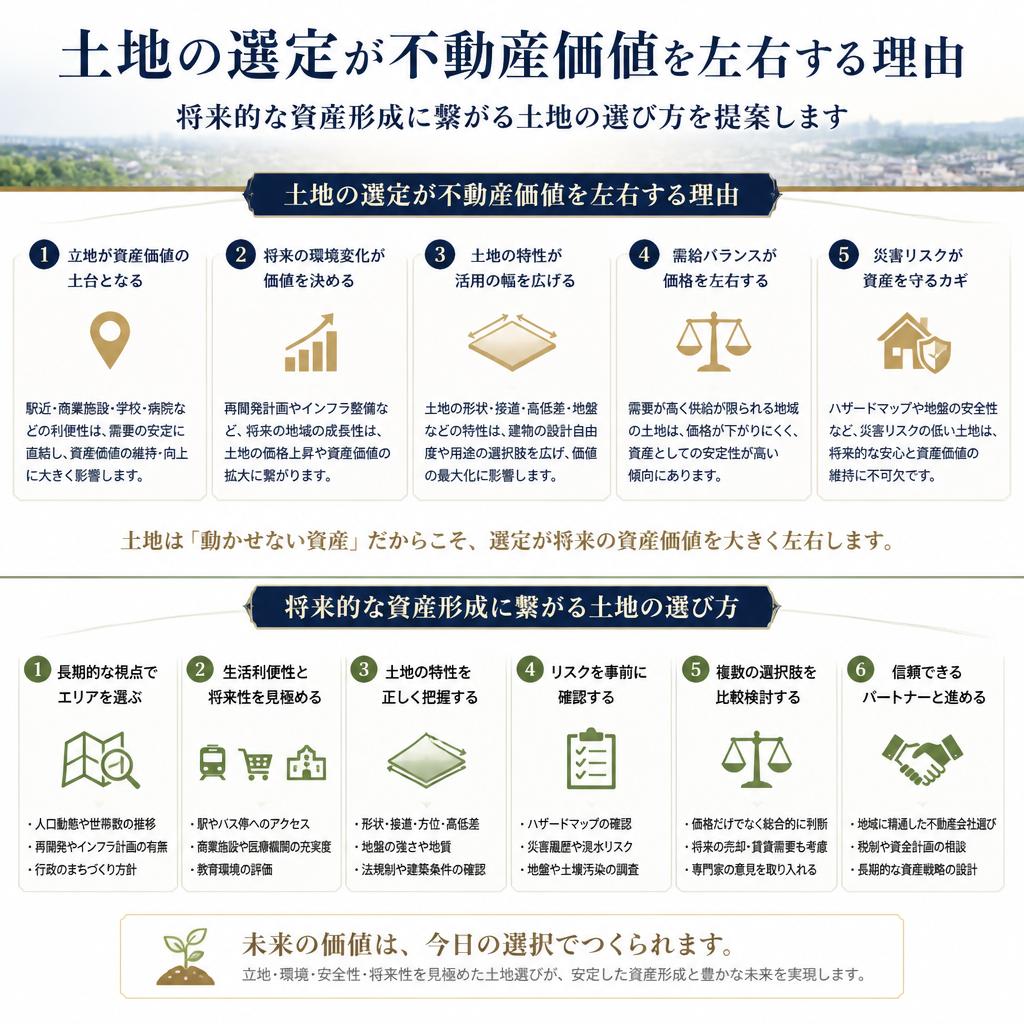 3. 土地の選び方と資産形成