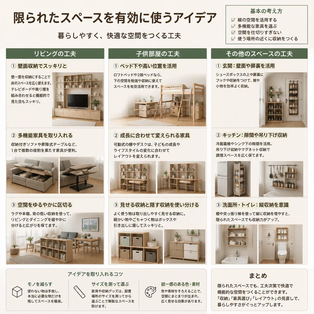 空間活用のアイデア