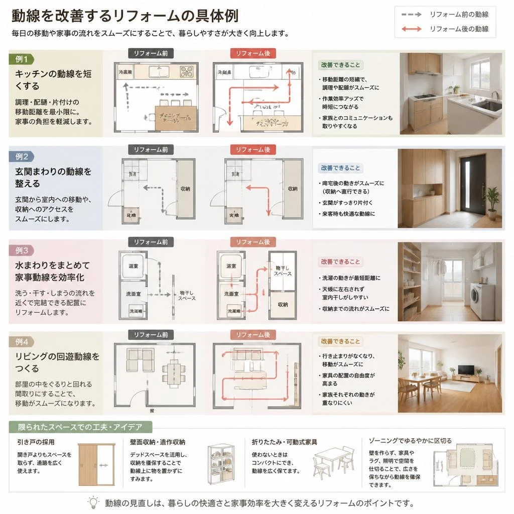 4. リフォームで動線を改善する方法