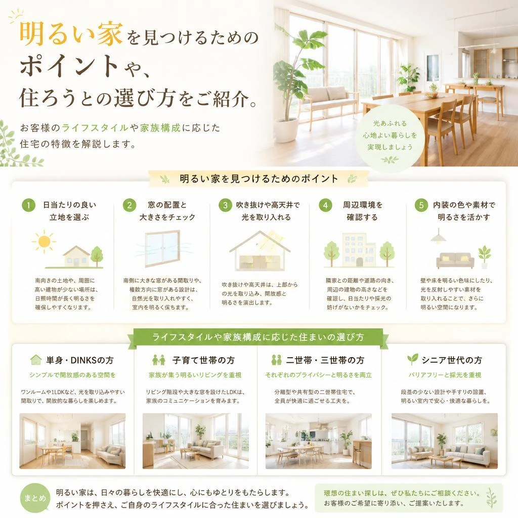 理想の住宅選び - 住ろうとのポイント