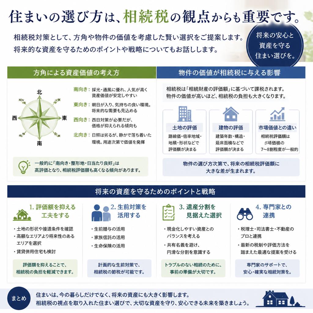 相続税と住宅の方角の関係