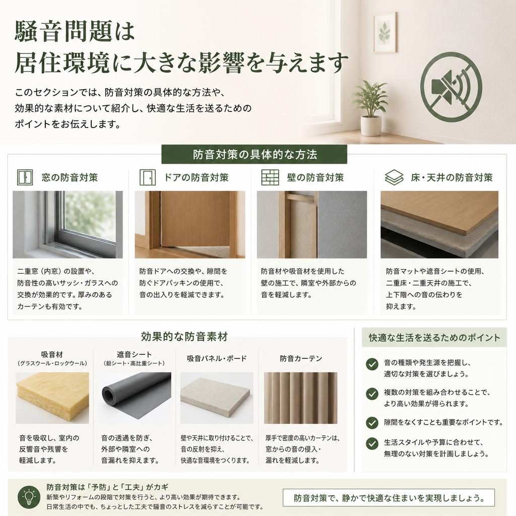 防音対策の重要性と実践方法