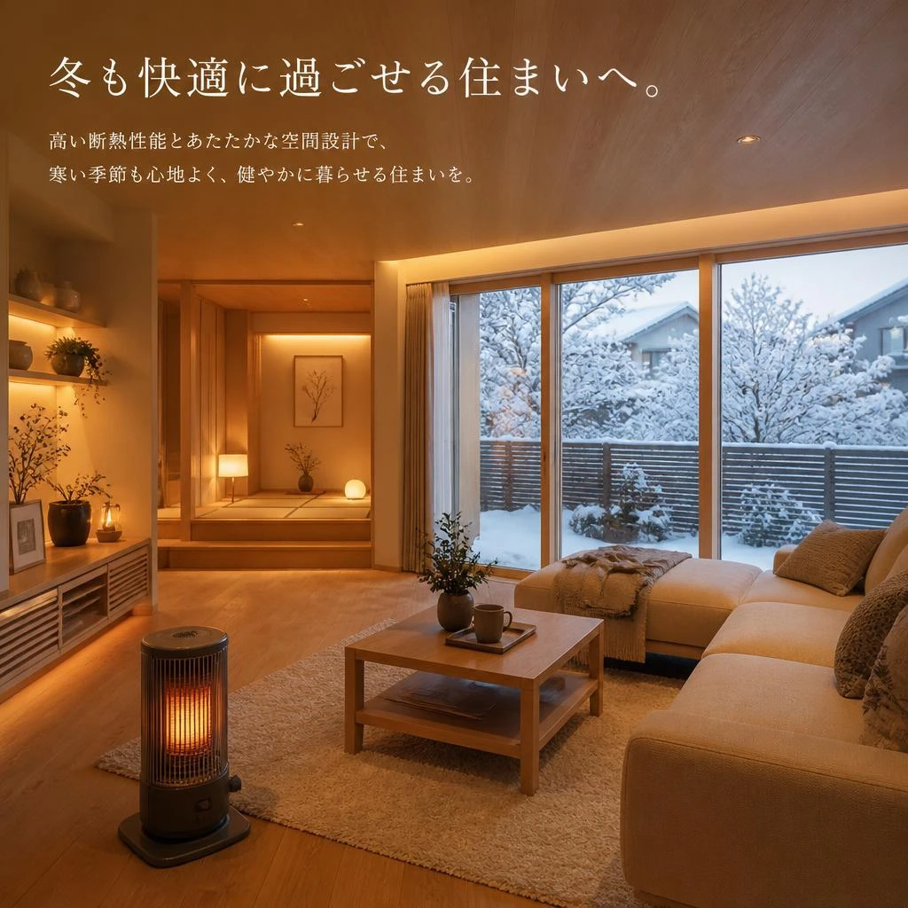 冬も快適に過ごせる住まいへ。