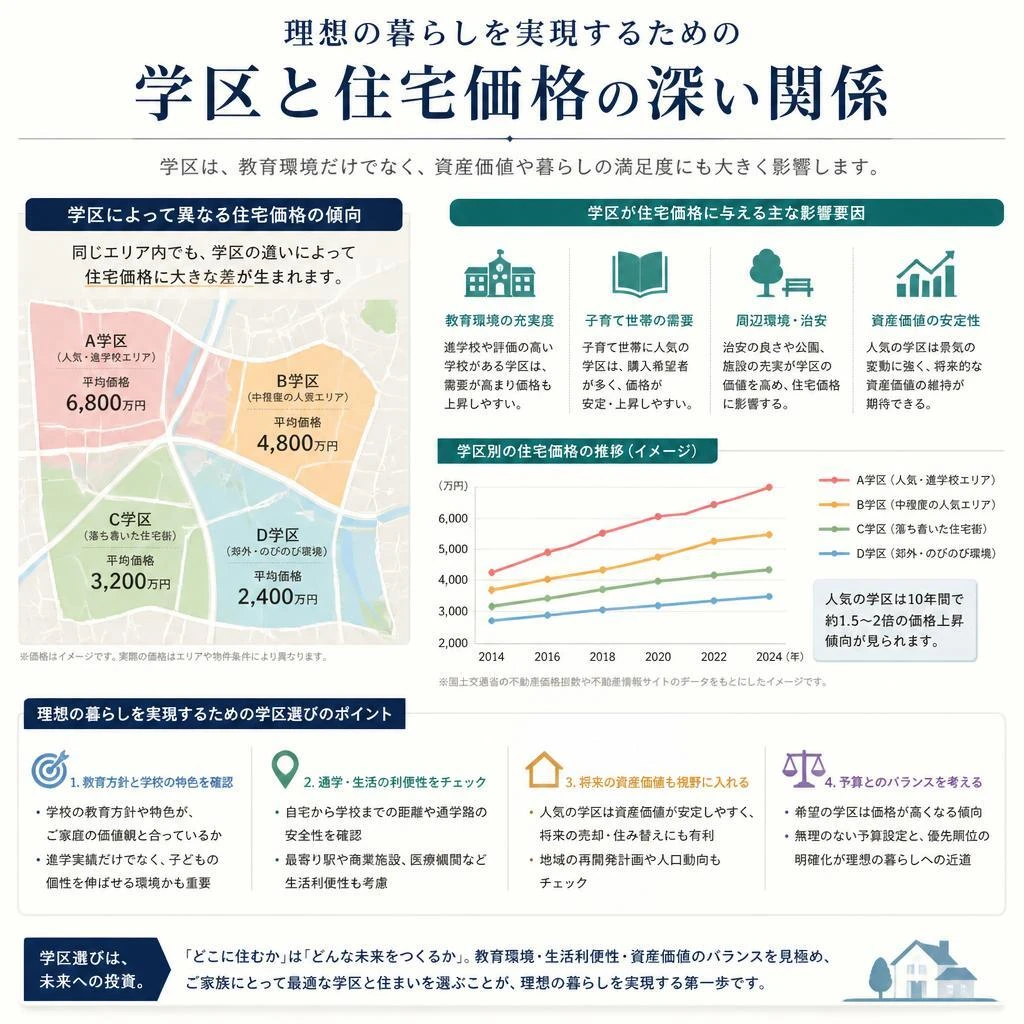 理想の暮らしを実現するための学区と住宅価格の深い関係