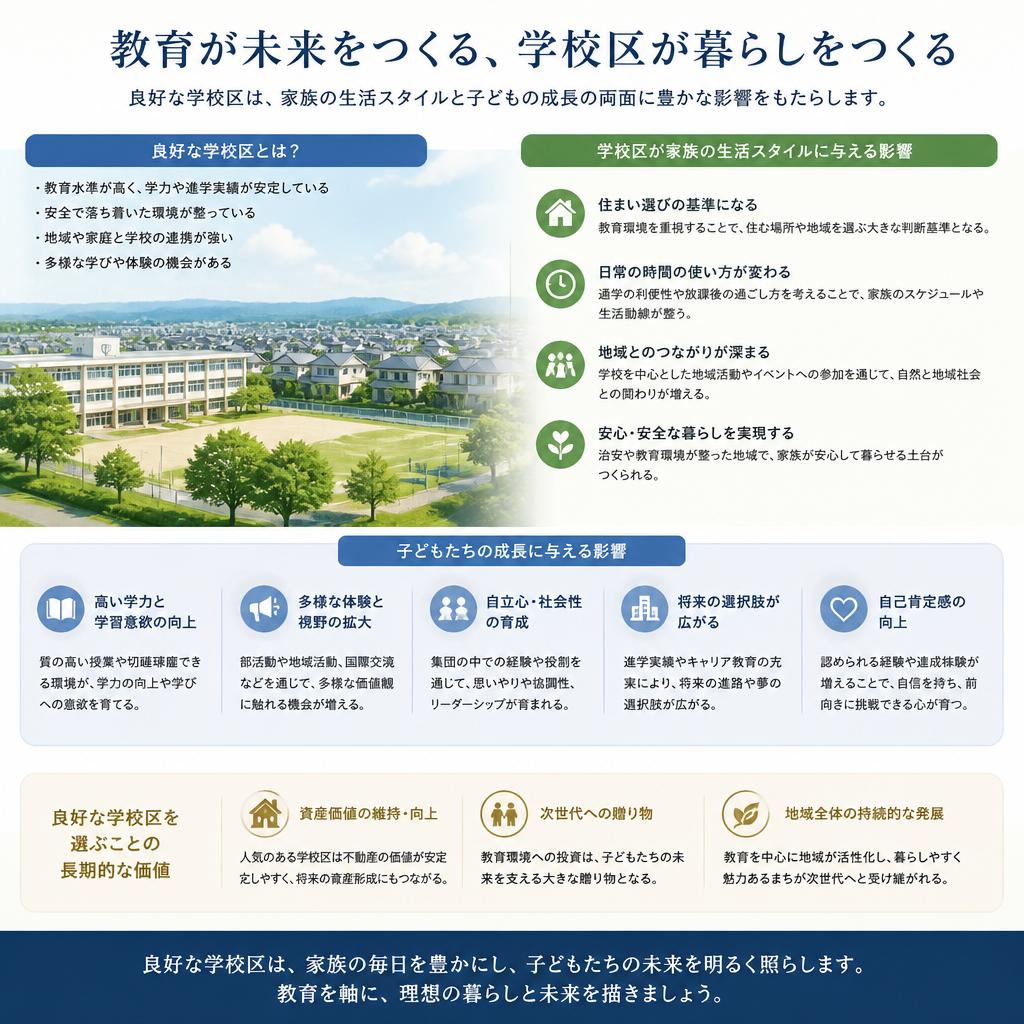 学校区がもたらす安心感