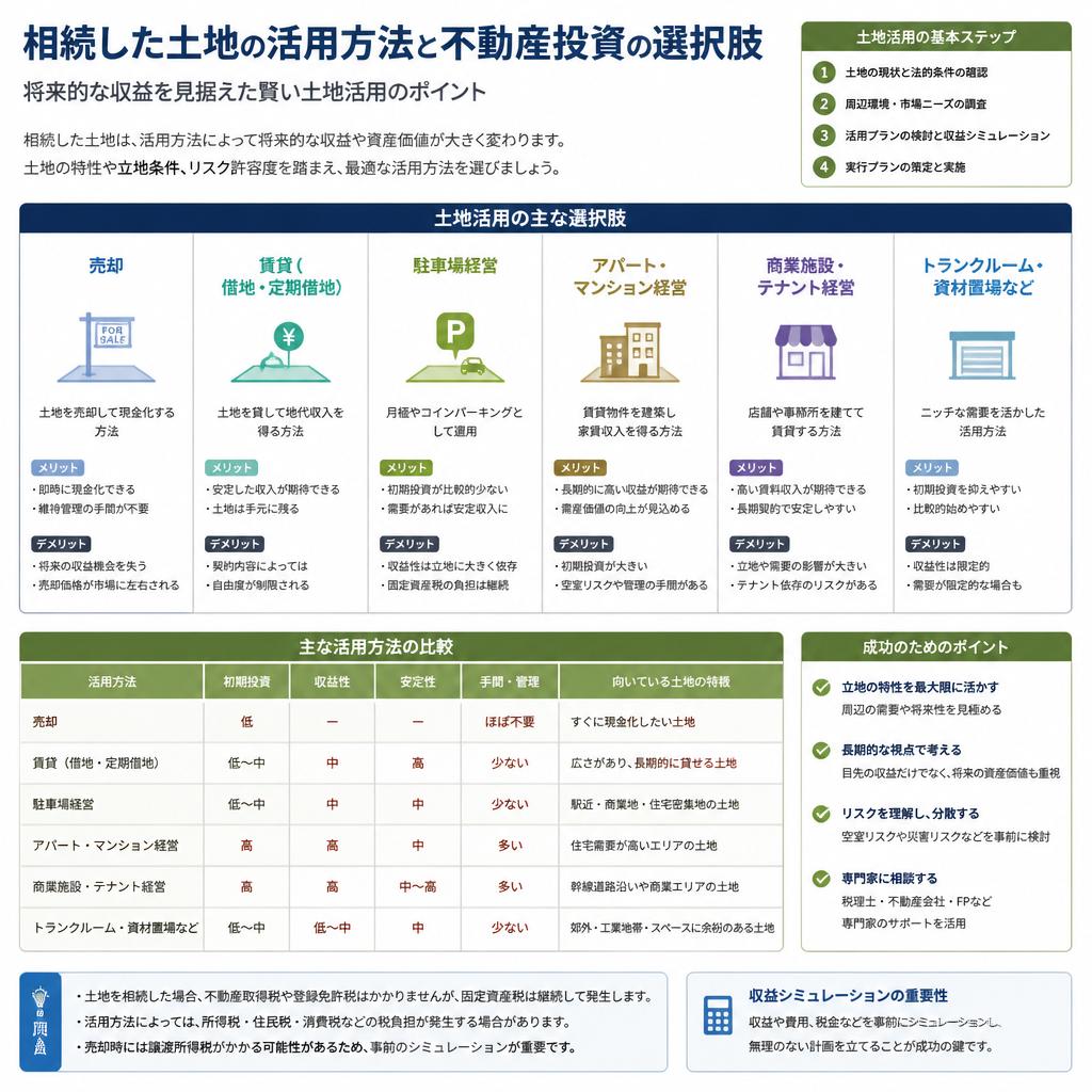 4. 土地の有効活用と不動産投資の選択肢