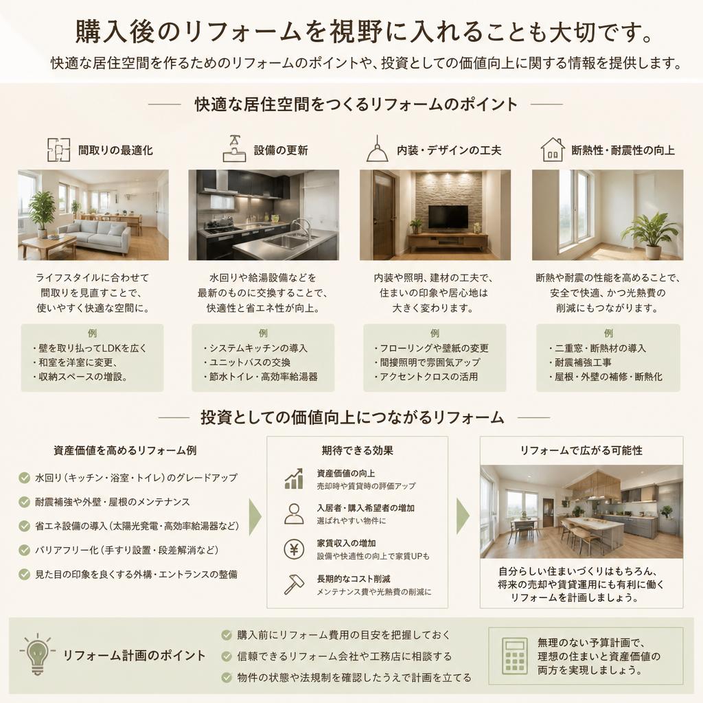 3. 住まいのリフォーム方法