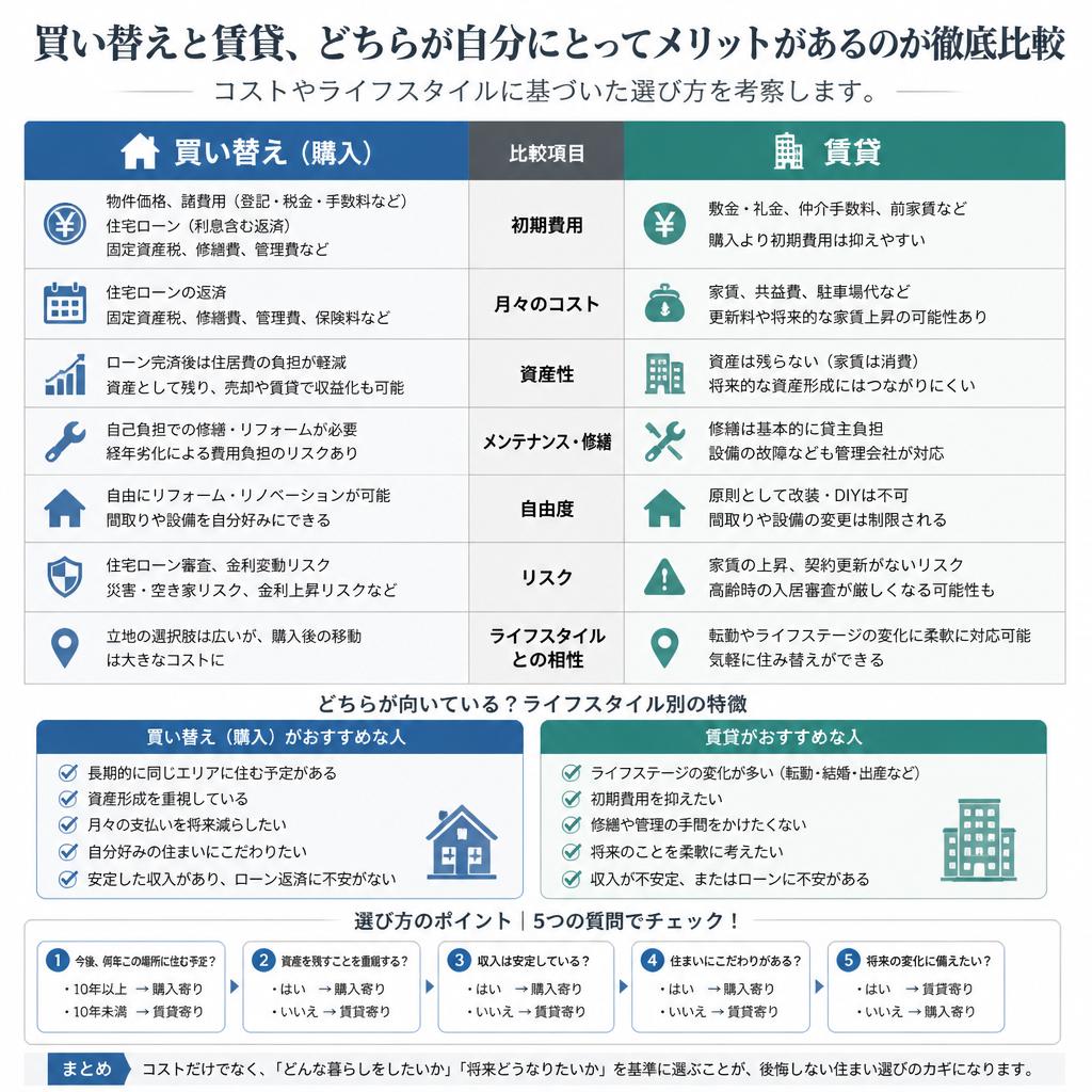 4. 買い替えか賃貸か？