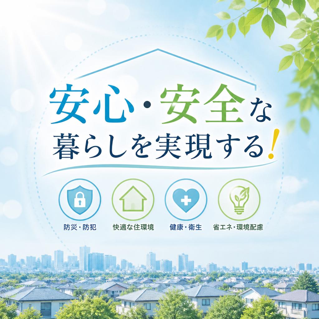 安心・安全な暮らしを実現する！