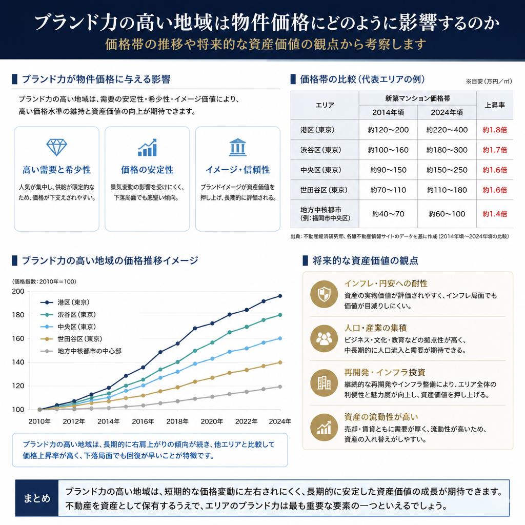 物件価格に与える影響