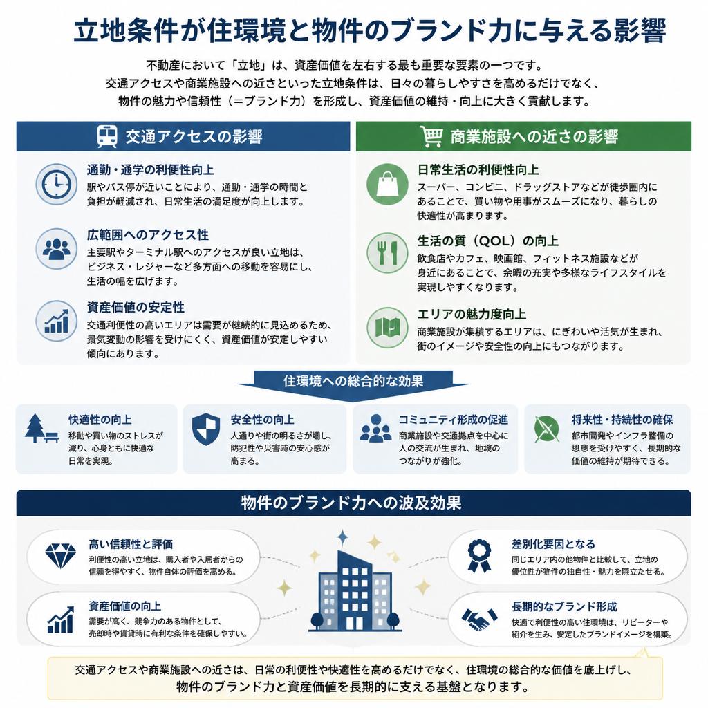 立地条件を重視する理由