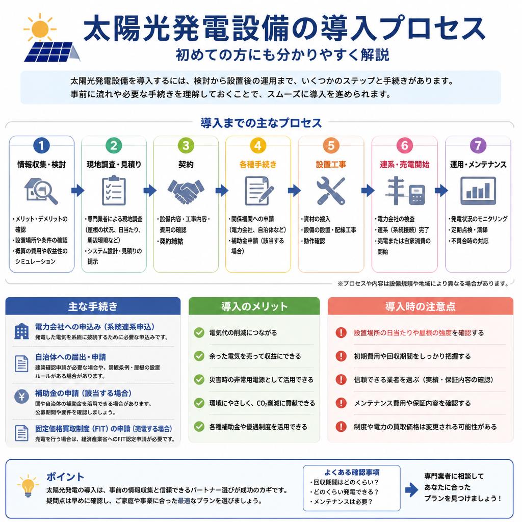 4. 導入のプロセスと必要な手続き