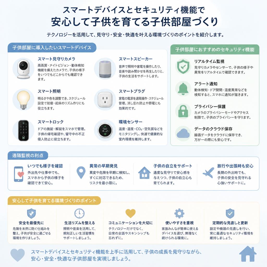 2. 子供部屋に最適なセキュリティ機能