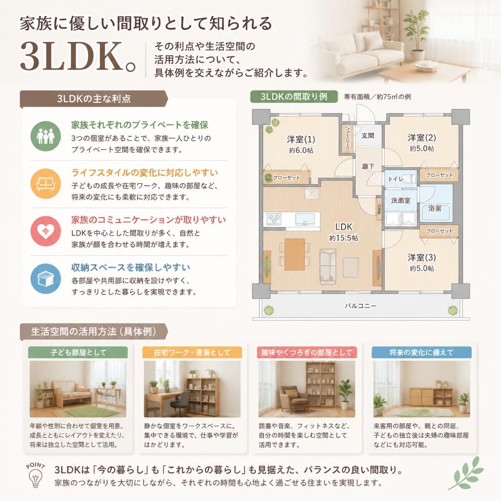 4. 3LDKの魅力とは？